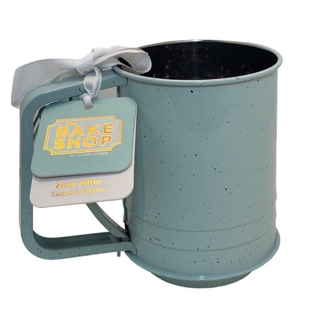 Flour Sifter The Bake Shop Green speckled New!